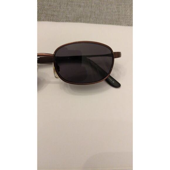 Geoffrey Beene Women's Sunglasses, Wire Frame, Brown Metal, Nose Protector - Picture 6 of 6